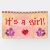 Es ist ein Mädchen! Banner (Horizontal)