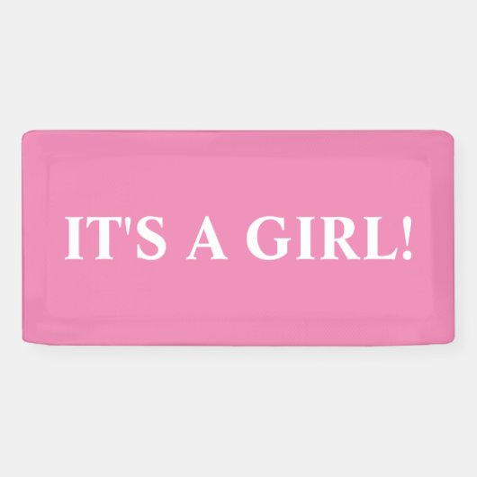 ES IST EIN MÄDCHEN! BANNER (Horizontal)