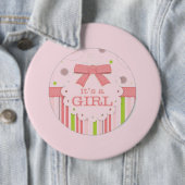 Es ist ein Mädchen Button (Beispiel)