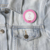 Es ist ein Mädchen Button (Beispiel)