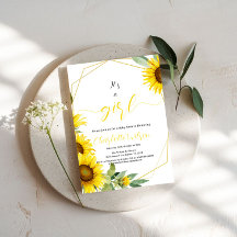 Es ist ein Mädchen! Dusche für Sonnenblumen