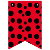 Es ist ein Mädchen, ein rotes Ladybug Baby-Duschba Wimpelkette (Erste Fahne)