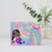 Es ist ein Mädchen - ein Süsse-Pie-Baby Postkarte (Stehend Vorderseite)