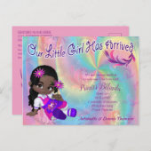 Es ist ein Mädchen - ein Süsse-Pie-Baby Postkarte (Vorne/Hinten)