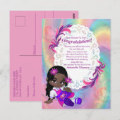 Es ist ein Mädchen - ein Süsse-Pie Postkarte (Vorne/Hinten)