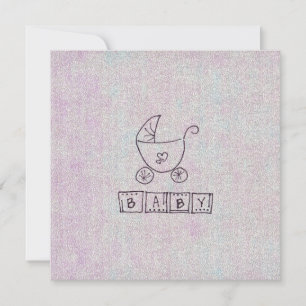 Es ist ein Mädchen Einladung