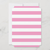 Es ist ein Mädchen! Einladungen für die Babydusche (Rückseite)