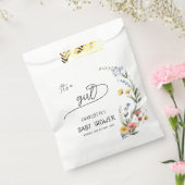 Es ist ein Mädchen! Farbige Wildblume Kinderdusche Geschenktütchen (Versiegelt)