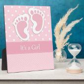 Es ist ein Mädchen Fotoplatte (Seite)