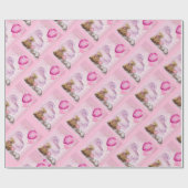 Es ist ein Mädchen! Geschenkpapier (Flach)