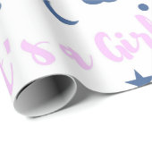 Es ist ein Mädchen! Geschenkpapier (Rolleneckpunkt)