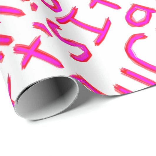 Es ist ein Mädchen! Geschenkpapier (Rolleneckpunkt)