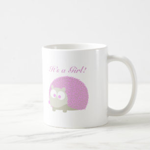 Es ist ein Mädchen! Igel Kaffeetasse