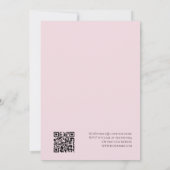 Es ist ein Mädchen in Aquarellwald Babybärendusche Einladung (Rückseite)