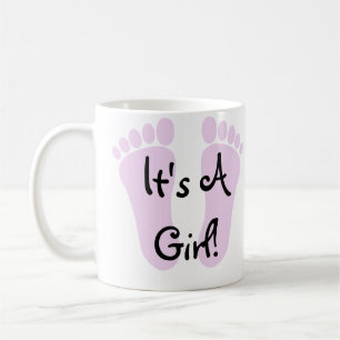 Es ist ein Mädchen Kaffeetasse