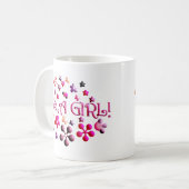 Es ist ein Mädchen Kaffeetasse (Vorderseite Links)