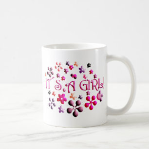 Es ist ein Mädchen Kaffeetasse