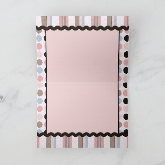 Es ist ein Mädchen! Karte (Innenseite)