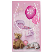Es ist ein Mädchen! Kleine Geschenktüte (Rückseite)