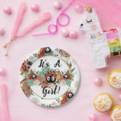 Es ist ein Mädchen Ladybug Baby Dusche Teller, Ges Pappteller (Party)