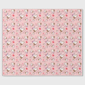 Es ist ein Mädchen-Lama! Geschenkpapier (Flach)