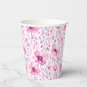 Es ist ein Mädchen | Mädchendusche Pappbecher (Rückseite)