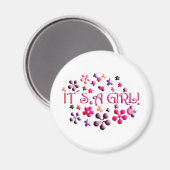 Es ist ein Mädchen Magnet (Vorderseite/Rückseite)