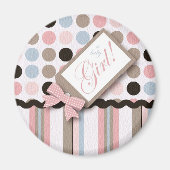 Es ist ein Mädchen! Magnet (Vorne)