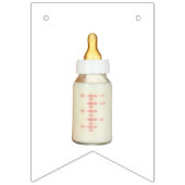 Es ist ein Mädchen! Mandala in tiefrosa Jagd Wimpelkette (Erste Fahne)