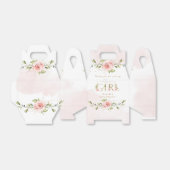 Es ist ein Mädchen mit blühender Dusche Baby Danke Geschenkschachtel (Ungefaltet)