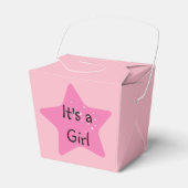 Es ist ein Mädchen mit rosa Sternen Geschenkschachtel (Vorderseite)