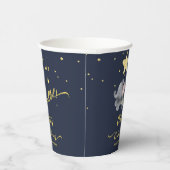 Es ist ein Mädchen! Niedliche Elephant & Balloon B Pappbecher (Rechts)