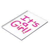 Es ist ein Mädchen! Notizblock (Linke Seite)