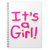 Es ist ein Mädchen! Notizblock (Vorderseite)
