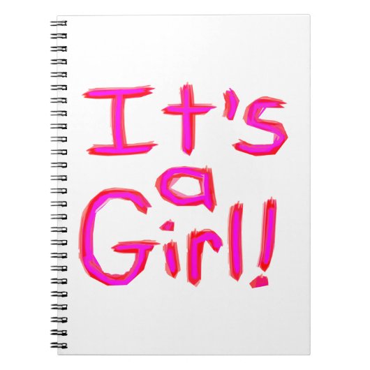 Es ist ein Mädchen! Notizblock (Vorderseite)