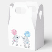 Es ist ein Mädchen oder es ist eine Junge Gender R Geschenkschachtel (Geöffnet)