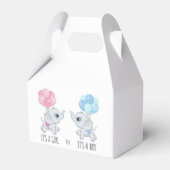 Es ist ein Mädchen oder es ist eine Junge Gender R Geschenkschachtel (Vorderseite)