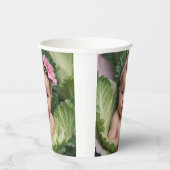 Es ist ein Mädchen Pappbecher (Rechts)