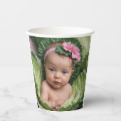 Es ist ein Mädchen Pappbecher (Vorderseite)