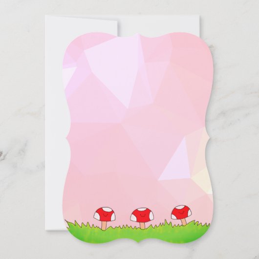 Es ist ein MÄDCHEN - Pink mit Fireworks Baby Showe Einladung (Rückseite)