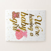 Es ist ein Mädchen Puzzle (Horizontal)