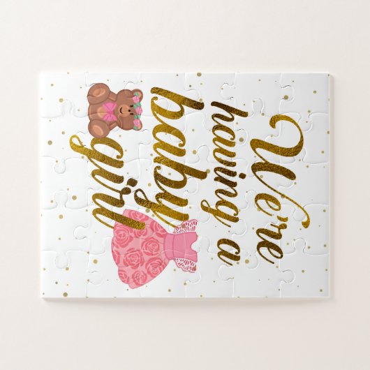 Es ist ein Mädchen Puzzle (Horizontal)