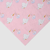Es ist ein Mädchen-Rosa-Baby-Storch Seidenpapier (Ausschnitt)