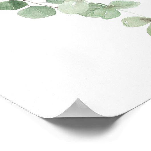 Es ist ein Mädchen rosa Ballon Babydusche Begrüßun Poster (Ecke)