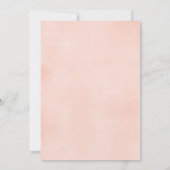 Es ist ein Mädchen rot rosa Spitzen Blütendusche Einladung (Rückseite)