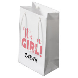Es ist ein Mädchen Sarah Kleine Geschenktüte