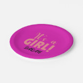 Es ist ein Mädchen Sarah Pappteller (Schrägansicht)