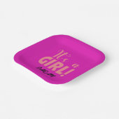 Es ist ein Mädchen Sarah Pappteller (Gewinkelt)