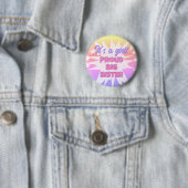 Es ist ein Mädchen! Schaltfläche "Proud Big Sister Button (Beispiel)