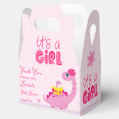 Es ist ein Mädchen schlüpfen bald Dinosaurier Mama Geschenkschachtel (Geöffnet)